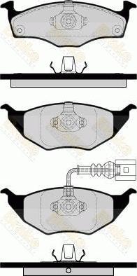 Brake Engineering PA1479 - Тормозные колодки, дисковые, комплект autodnr.net