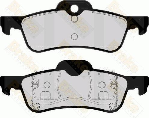 Brake Engineering PA1521 - Гальмівні колодки, дискові гальма autocars.com.ua