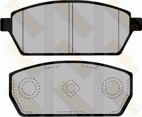 Brake Engineering PA1544 - Гальмівні колодки, дискові гальма autocars.com.ua