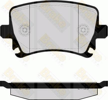 Brake Engineering PA1560 - Гальмівні колодки, дискові гальма autocars.com.ua
