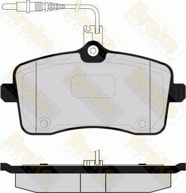 LUCAS GDB1594 - Тормозные колодки, дисковые, комплект avtokuzovplus.com.ua