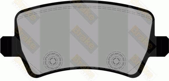 Brake Engineering PA1784 - Гальмівні колодки, дискові гальма autocars.com.ua