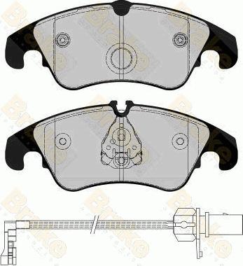 Brake Engineering PA1794 - Гальмівні колодки, дискові гальма autocars.com.ua