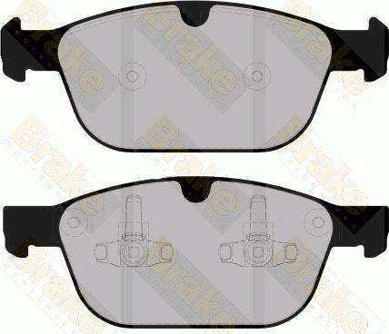 Brake Engineering PA1859 - Гальмівні колодки, дискові гальма autocars.com.ua