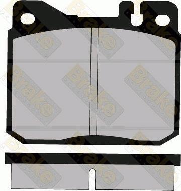 Brake Engineering PA323 - Гальмівні колодки, дискові гальма autocars.com.ua