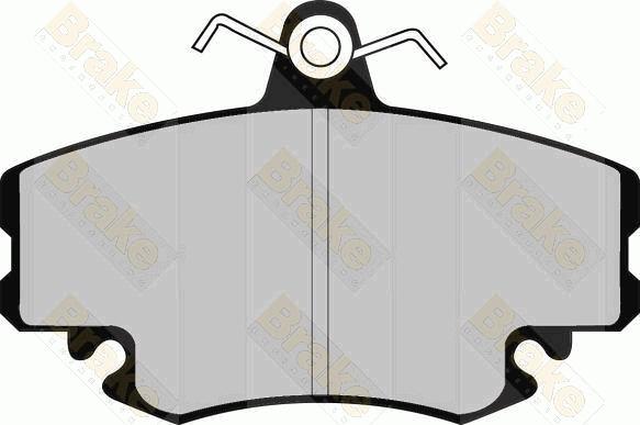 Brake Engineering PA339 - Тормозные колодки, дисковые, комплект autodnr.net