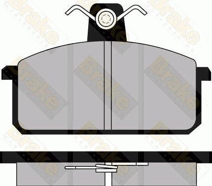 Brake Engineering PA350 - Гальмівні колодки, дискові гальма autocars.com.ua