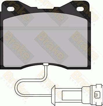 Brake Engineering PA485 - Гальмівні колодки, дискові гальма autocars.com.ua