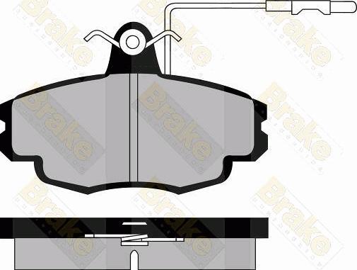 Brake Engineering PA591 - Гальмівні колодки, дискові гальма autocars.com.ua