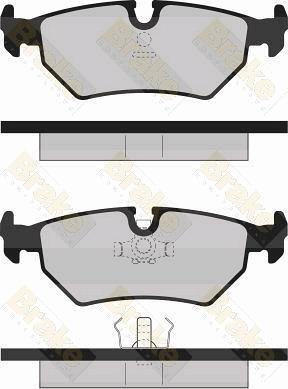 Brake Engineering PA707 - Гальмівні колодки, дискові гальма autocars.com.ua