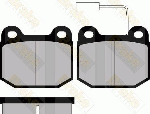 Brake Engineering PA937 - Гальмівні колодки, дискові гальма autocars.com.ua