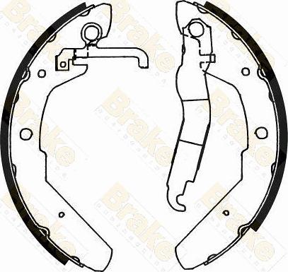 Brake Engineering SH1173 - Комплект тормозных колодок, барабанные autodnr.net