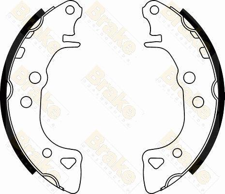 Brake Engineering SH1271 - Комплект гальм, барабанний механізм autocars.com.ua