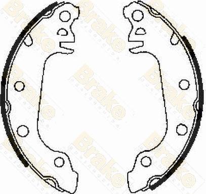 Brake Engineering SH2139 - Комплект гальм, барабанний механізм autocars.com.ua