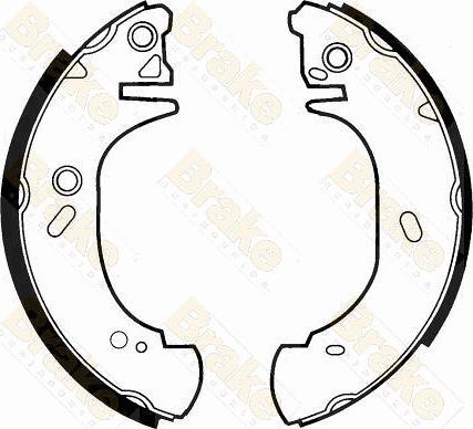 Brake Engineering SH2312 - Комплект гальм, барабанний механізм autocars.com.ua