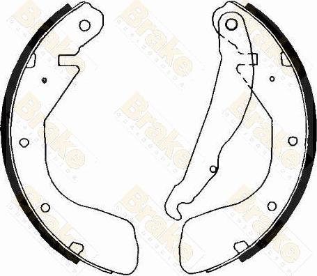 Brake Engineering SH2369 - Комплект тормозных колодок, барабанные autodnr.net