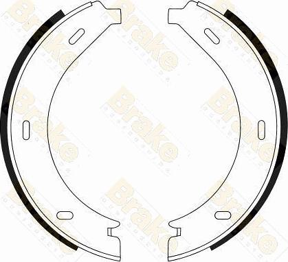 Brake Engineering SH2489 - Комплект гальм, ручник, парковка autocars.com.ua