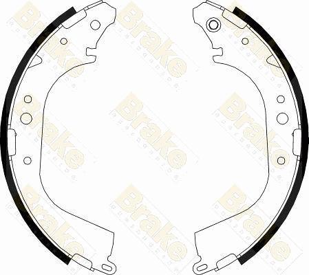 Brake Engineering SH2522 - Комплект гальм, барабанний механізм autocars.com.ua