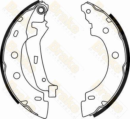 Brake Engineering SH2547 - Комплект гальм, барабанний механізм autocars.com.ua