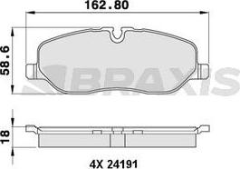 CAR PNT0631A - Гальмівні колодки, дискові гальма autocars.com.ua