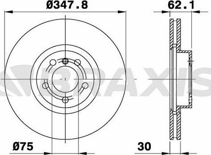 Kager 37-0613 - Тормозной диск avtokuzovplus.com.ua