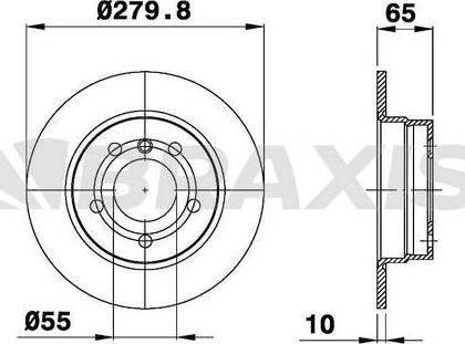 FOMAR Friction FO 2794 - Тормозной диск avtokuzovplus.com.ua