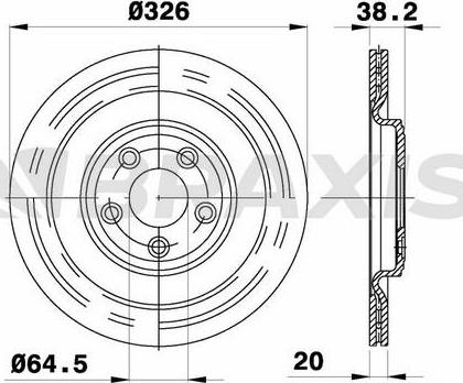 FREMAX BD-6751 - Гальмівний диск autocars.com.ua