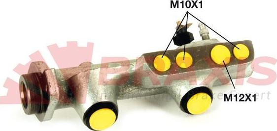 Braxis AJ0015 - Головний гальмівний циліндр autocars.com.ua