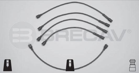 Brecav 02.001 - Комплект проводів запалювання autocars.com.ua