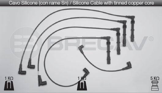 Brecav 02.507 - Комплект проводов зажигания autodnr.net