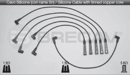 Brecav 02.511 - Комплект проводов зажигания autodnr.net