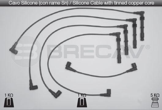 Brecav 02.512 - Комплект проводов зажигания autodnr.net
