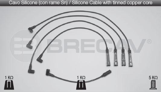 Brecav 02.528 - Комплект проводів запалювання autocars.com.ua