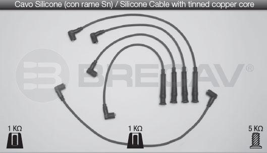 Brecav 04.506 - Комплект проводів запалювання autocars.com.ua