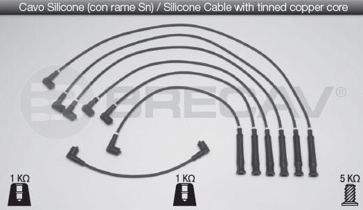 Brecav 04.512 - Комплект проводов зажигания autodnr.net