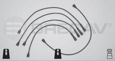 Brecav 09.003 - Комплект проводов зажигания autodnr.net