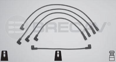 Brecav 12.001 - Комплект проводів запалювання autocars.com.ua