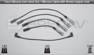 Brecav 12.509 - Комплект проводів запалювання autocars.com.ua