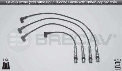 Brecav 14.537 - Комплект проводів запалювання autocars.com.ua