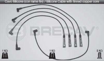 Brecav 14.553 - Комплект проводів запалювання autocars.com.ua