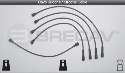 Brecav 15.500 - Комплект проводів запалювання autocars.com.ua