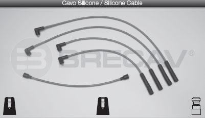Brecav 15.522 - Комплект проводів запалювання autocars.com.ua