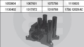 Brecav 215.007E - Котушка запалювання autocars.com.ua