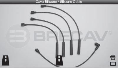 Brecav 40.502 - Комплект проводів запалювання autocars.com.ua