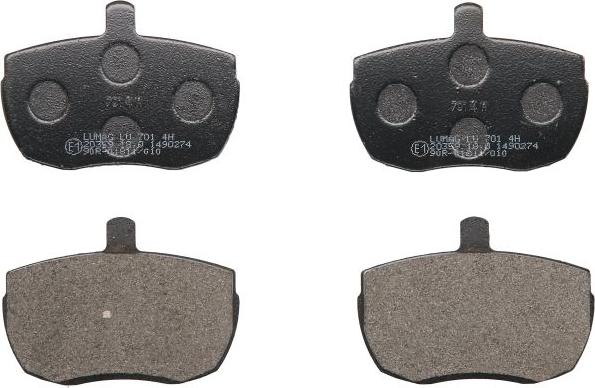 Breck 20359 00 701 00 - Гальмівні колодки, дискові гальма autocars.com.ua