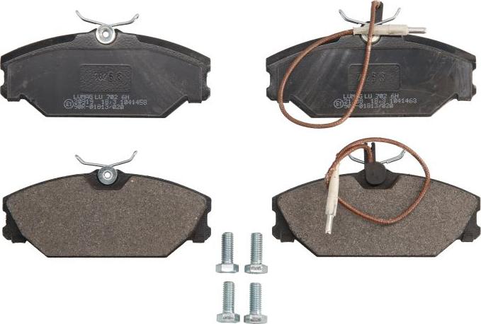 Breck 21388 00 702 10 - Гальмівні колодки, дискові гальма autocars.com.ua