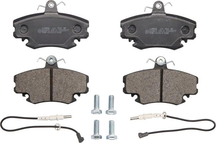 Breck 21463 00 702 10 - Гальмівні колодки, дискові гальма autocars.com.ua