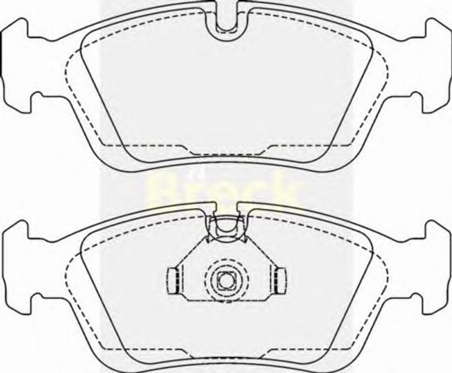 Breck 21912 00 - Гальмівні колодки, дискові гальма autocars.com.ua