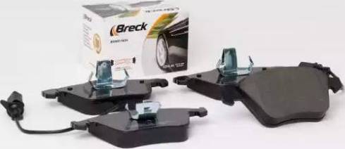 Breck 23950 00 701 10 - Гальмівні колодки, дискові гальма autocars.com.ua