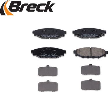 Breck 24271 00 702 10 - Тормозные колодки, дисковые, комплект avtokuzovplus.com.ua